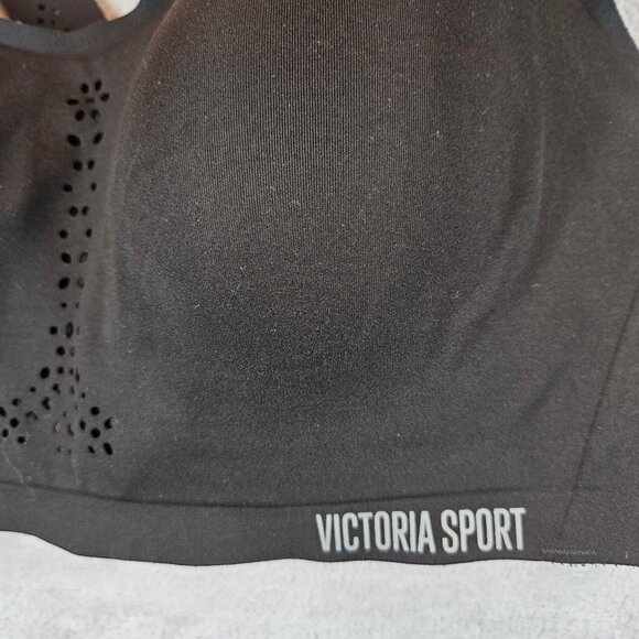 Victoria Sport Black High Impact Padded Sports Bra 36D sports Bra full coverage - Picture 2 of 7